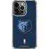 NBA Memphis Grizzlies Distressed iPhone 16 Pro Max Clear Case